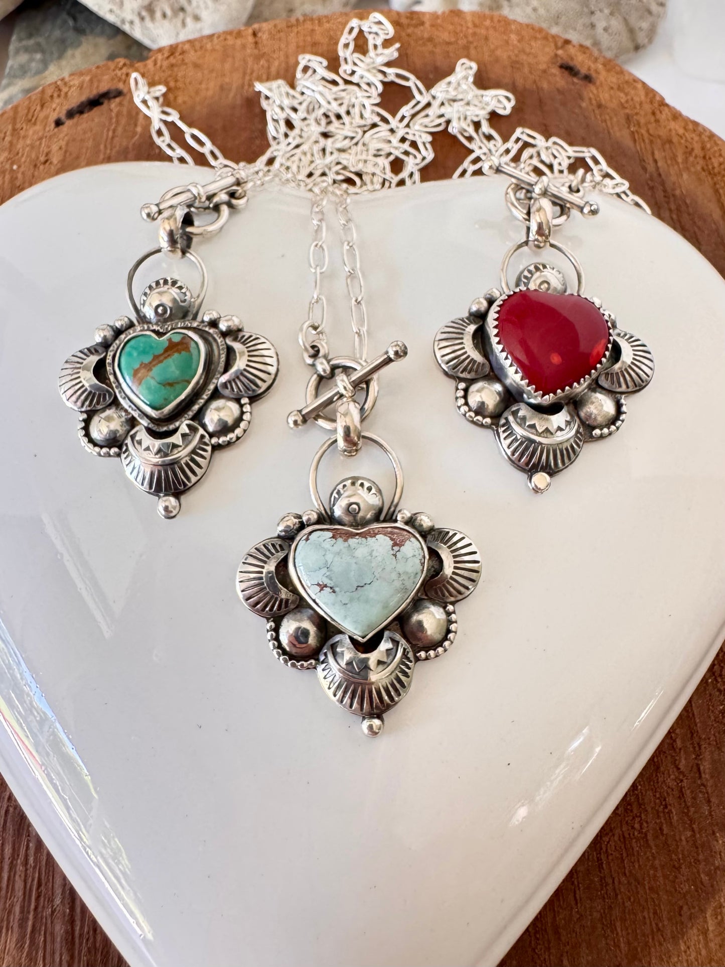 Beautiful Turquoise Heart Necklace