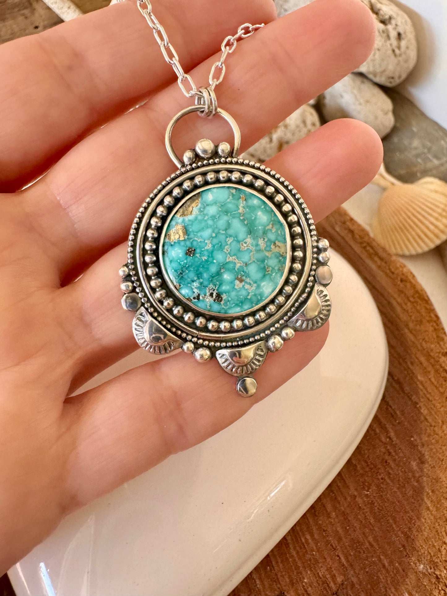Beautiful Whitewater Turquoise Necklace