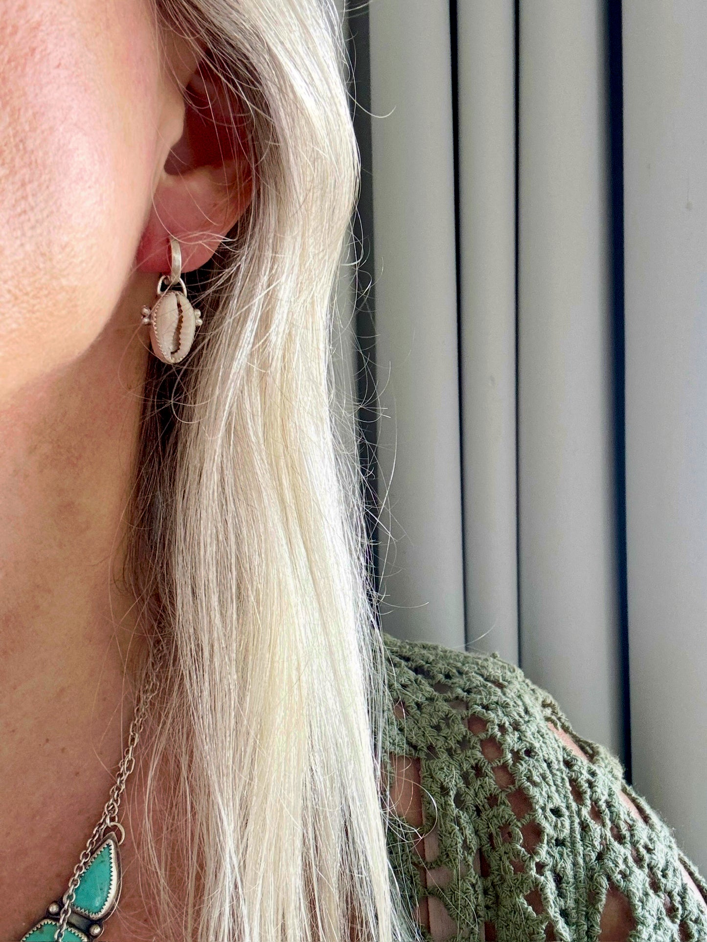 Summer Dreaming - Cowrie Shell Earrings (Made to order)