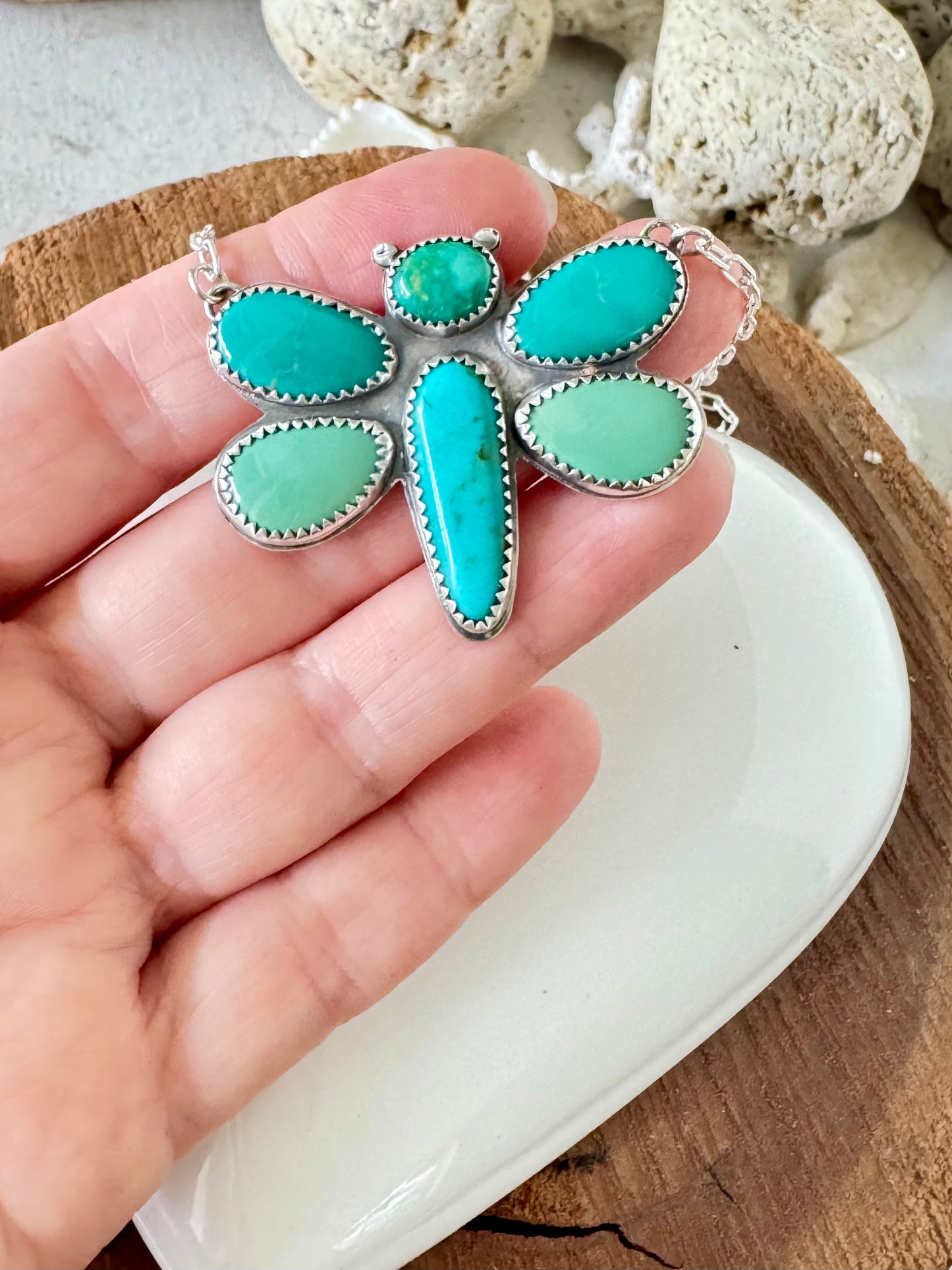 Turquoise Dragonfly necklace