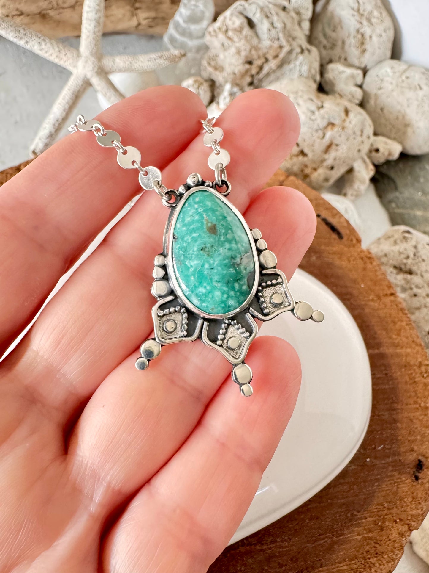 Beautiful Campitos Turquoise Necklace