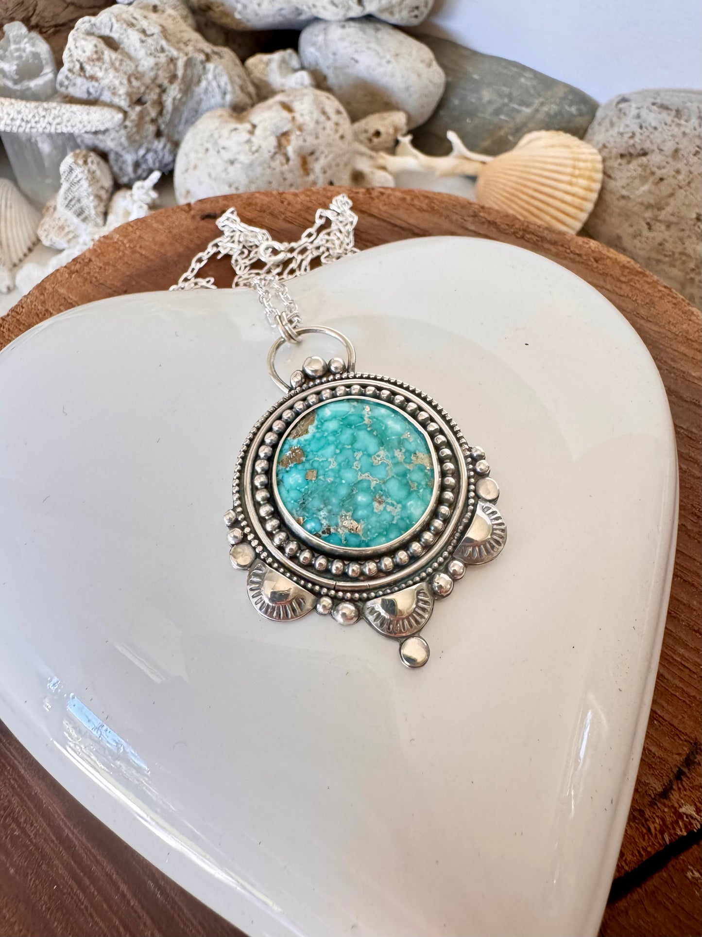 Beautiful Whitewater Turquoise Necklace