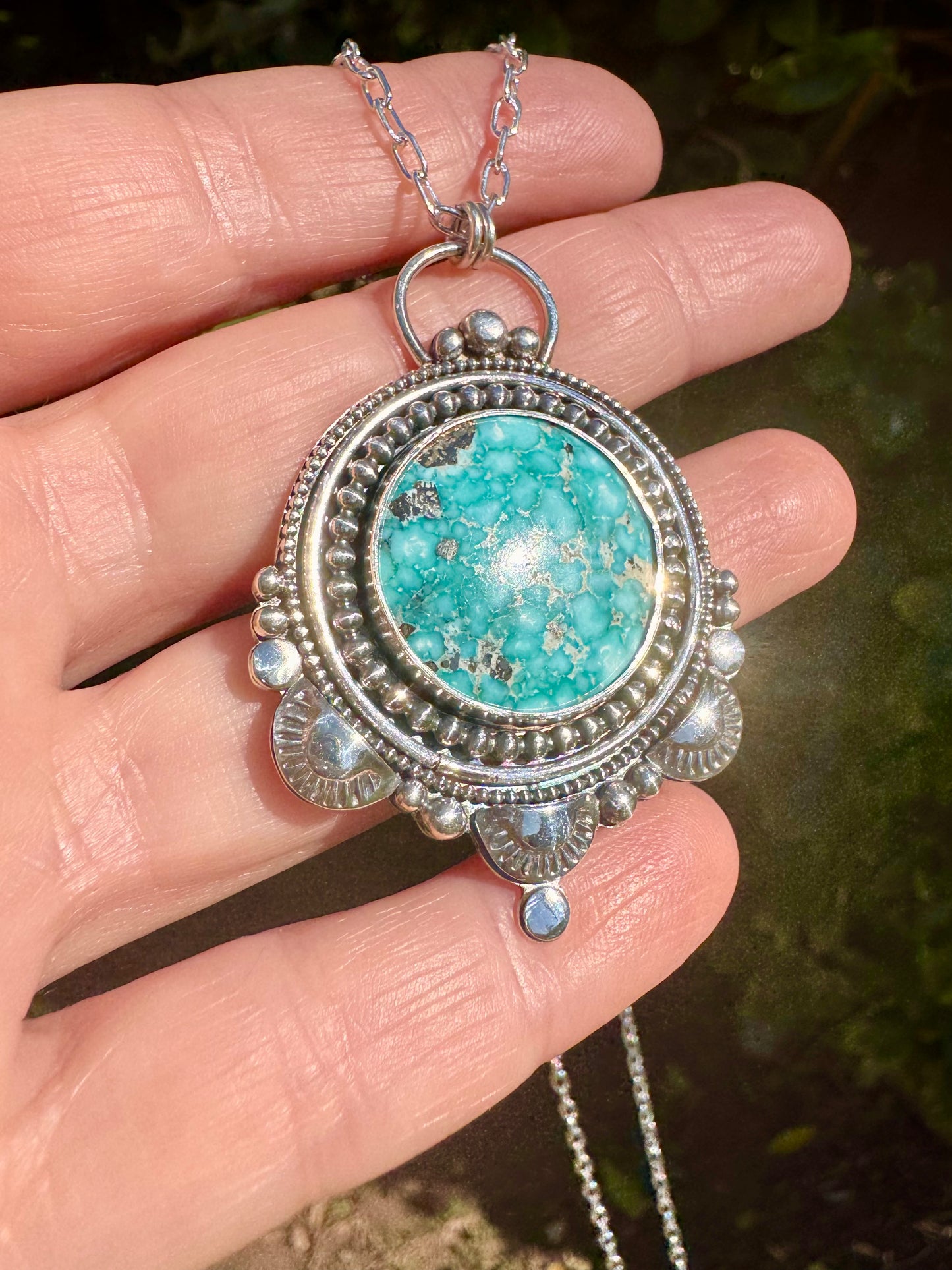 Beautiful Whitewater Turquoise Necklace