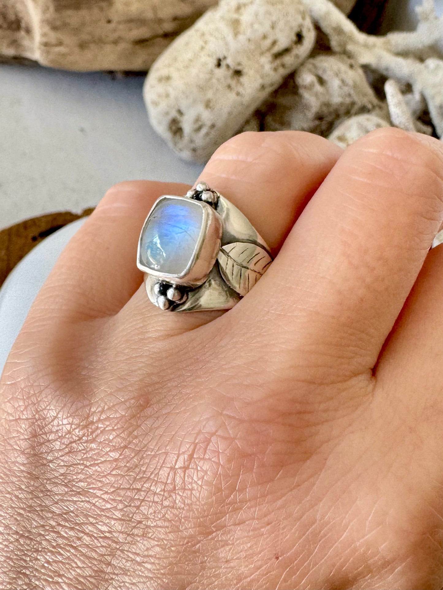Moonstone Ring Size 7