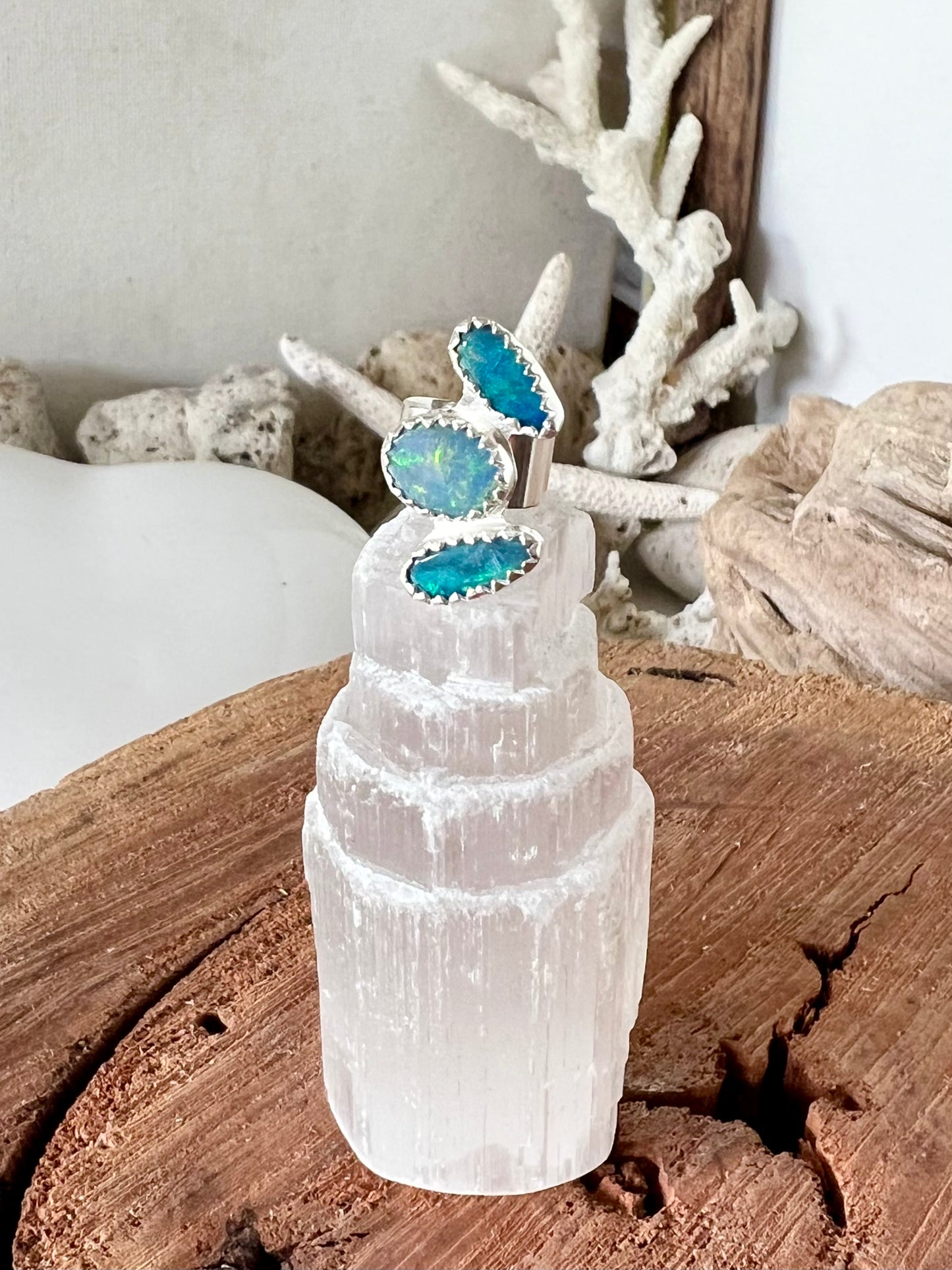 Opal Ear Cuff
