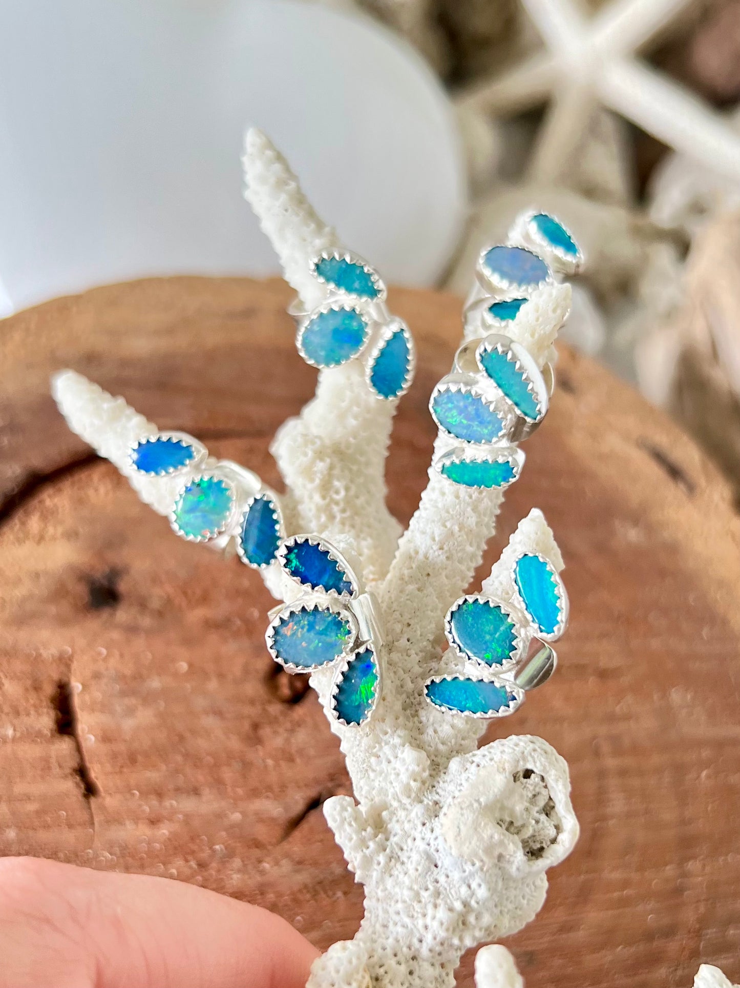 Opal Ear Cuff