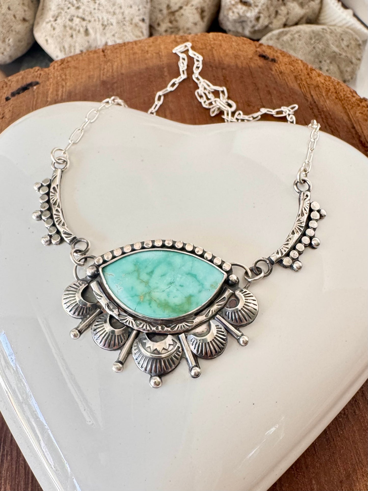 Beautiful Fox Turquoise Necklace