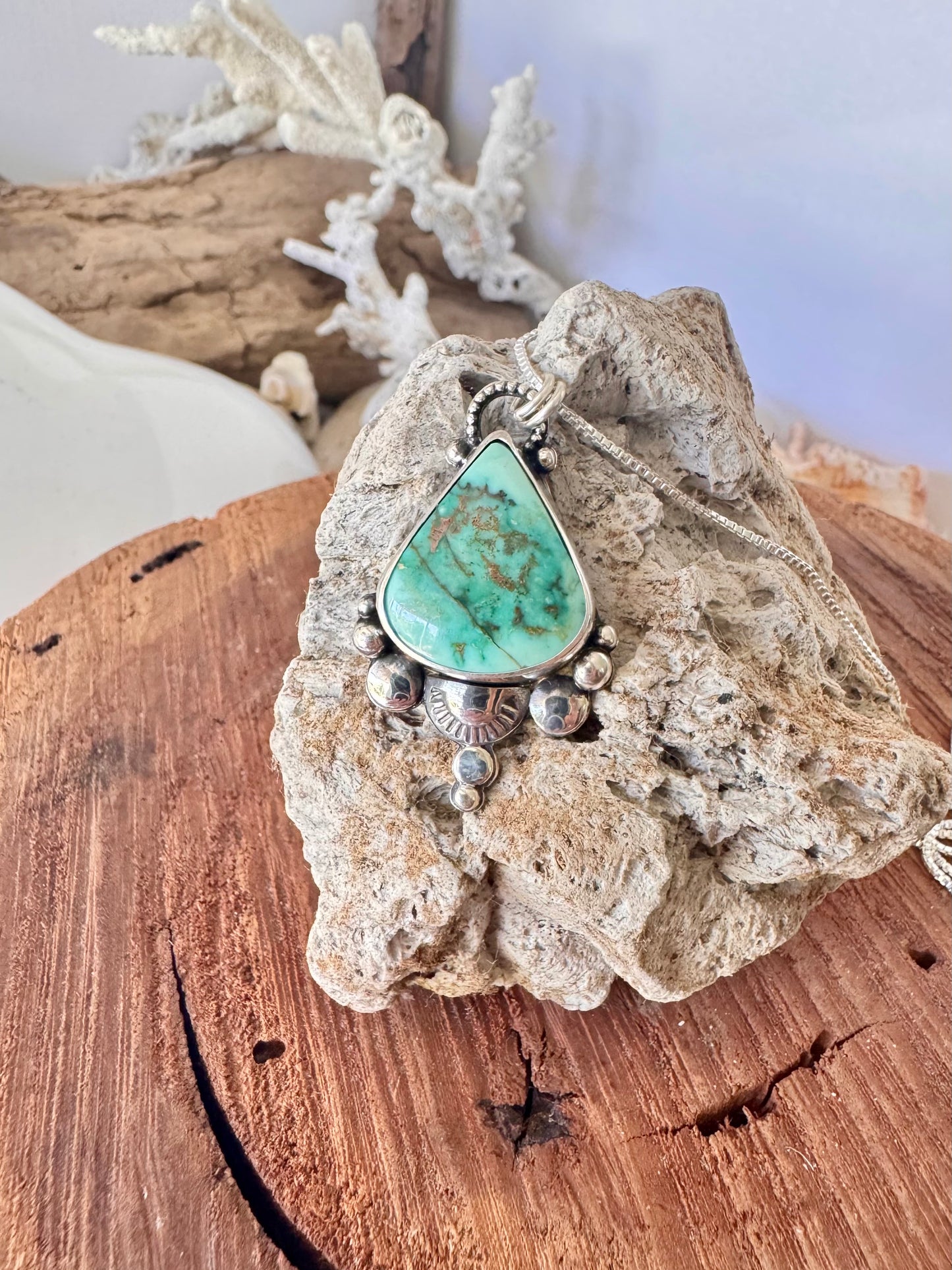 Beautiful Fox Turquoise Necklace
