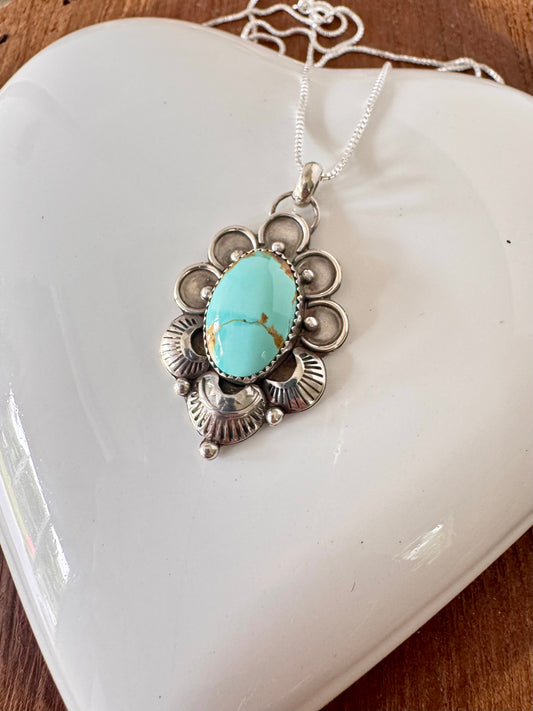 Beautiful Royston Turquoise Necklace