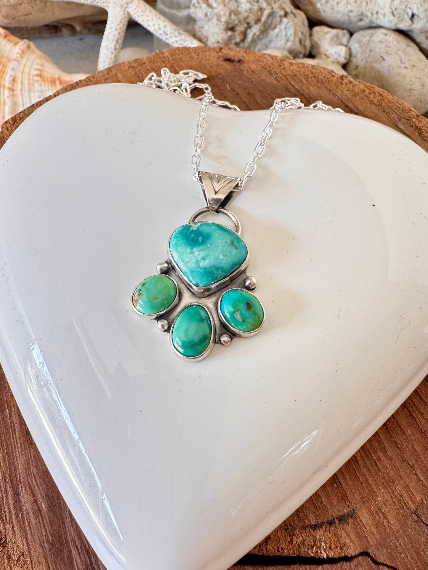 The Turquoise Collector - multi stone turquoise and silver