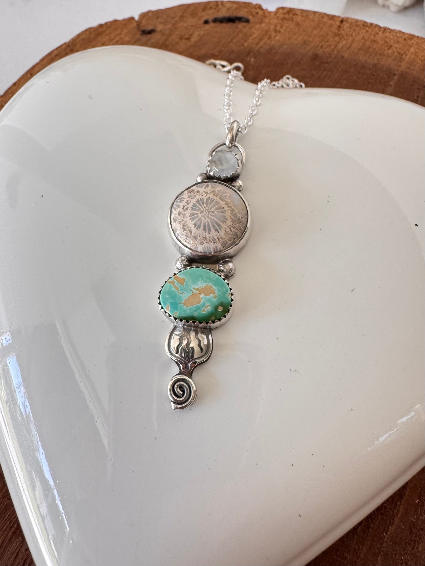 Summer Dreamer Totem Necklace Turquoise