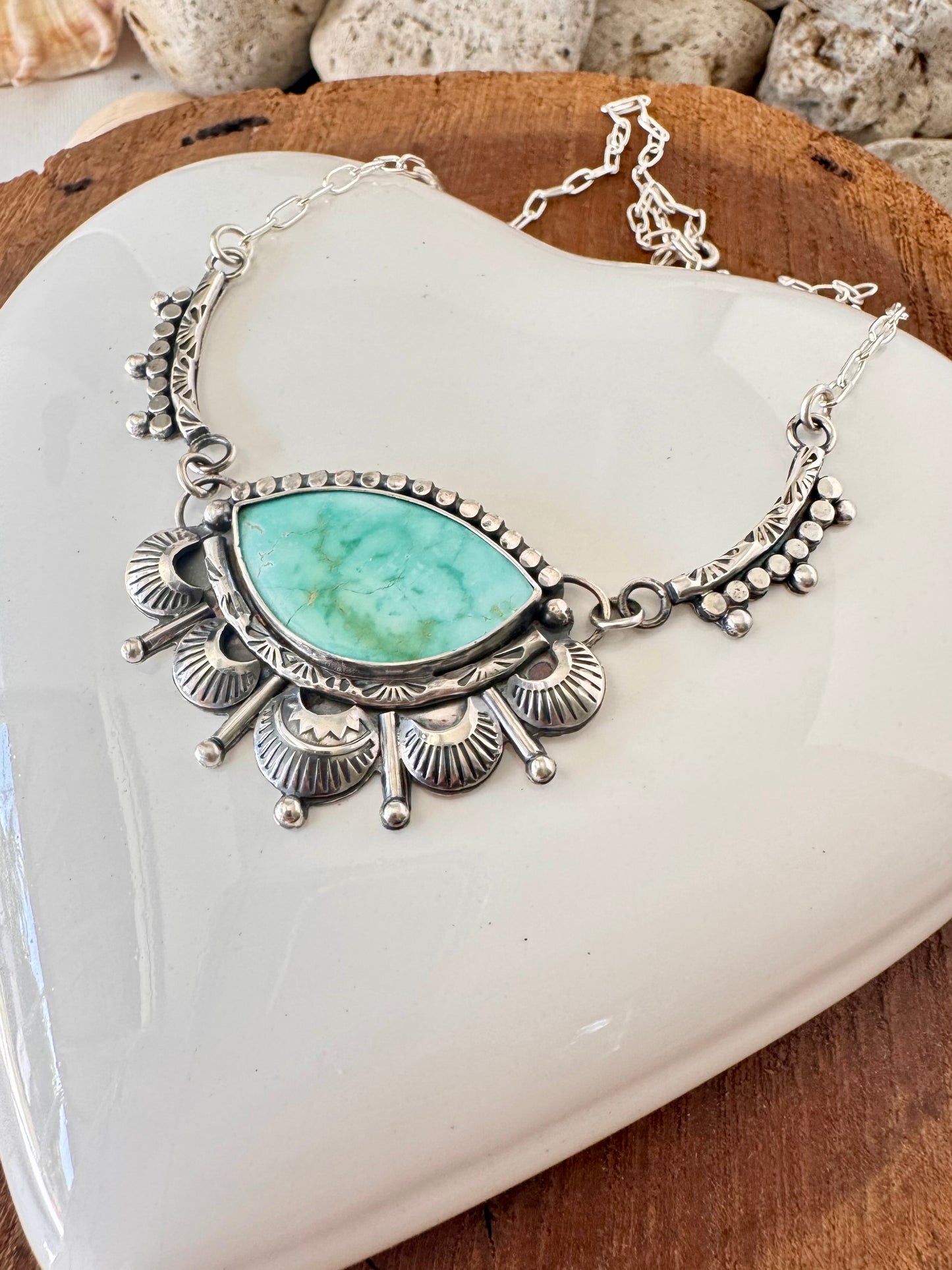 Beautiful Fox Turquoise Necklace