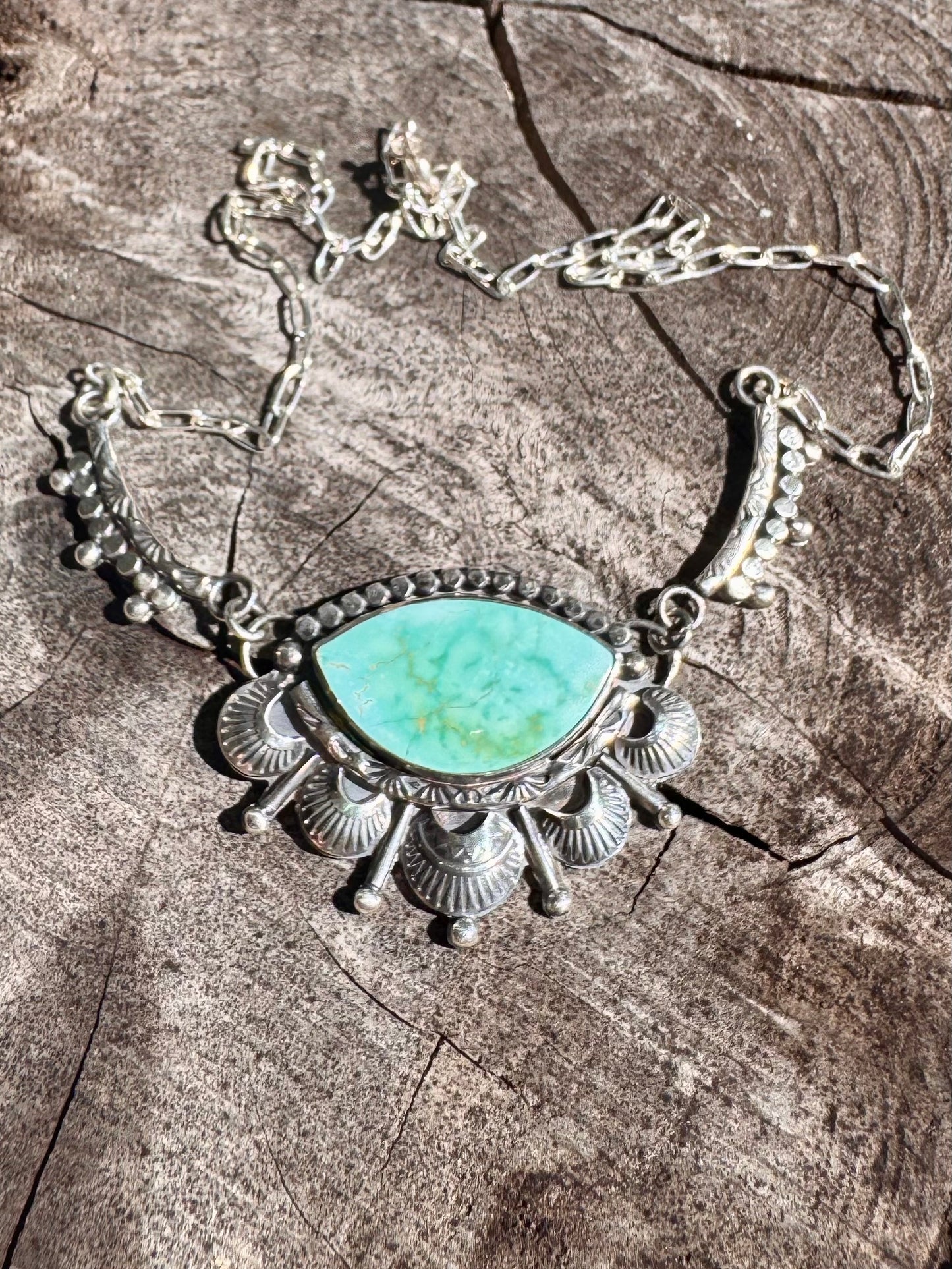 Beautiful Fox Turquoise Necklace