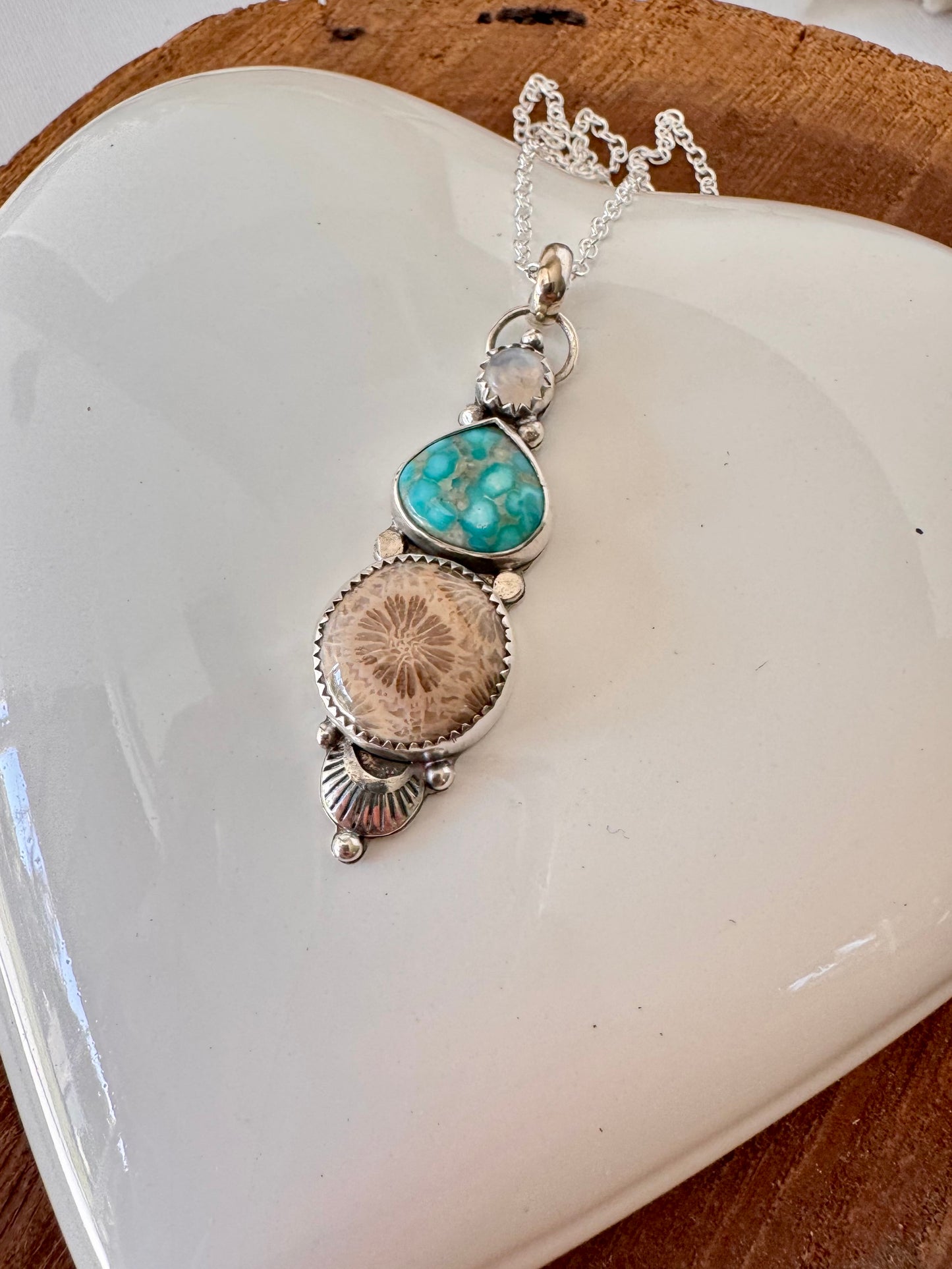 Summer Dreamer Totem Necklace Turquoise