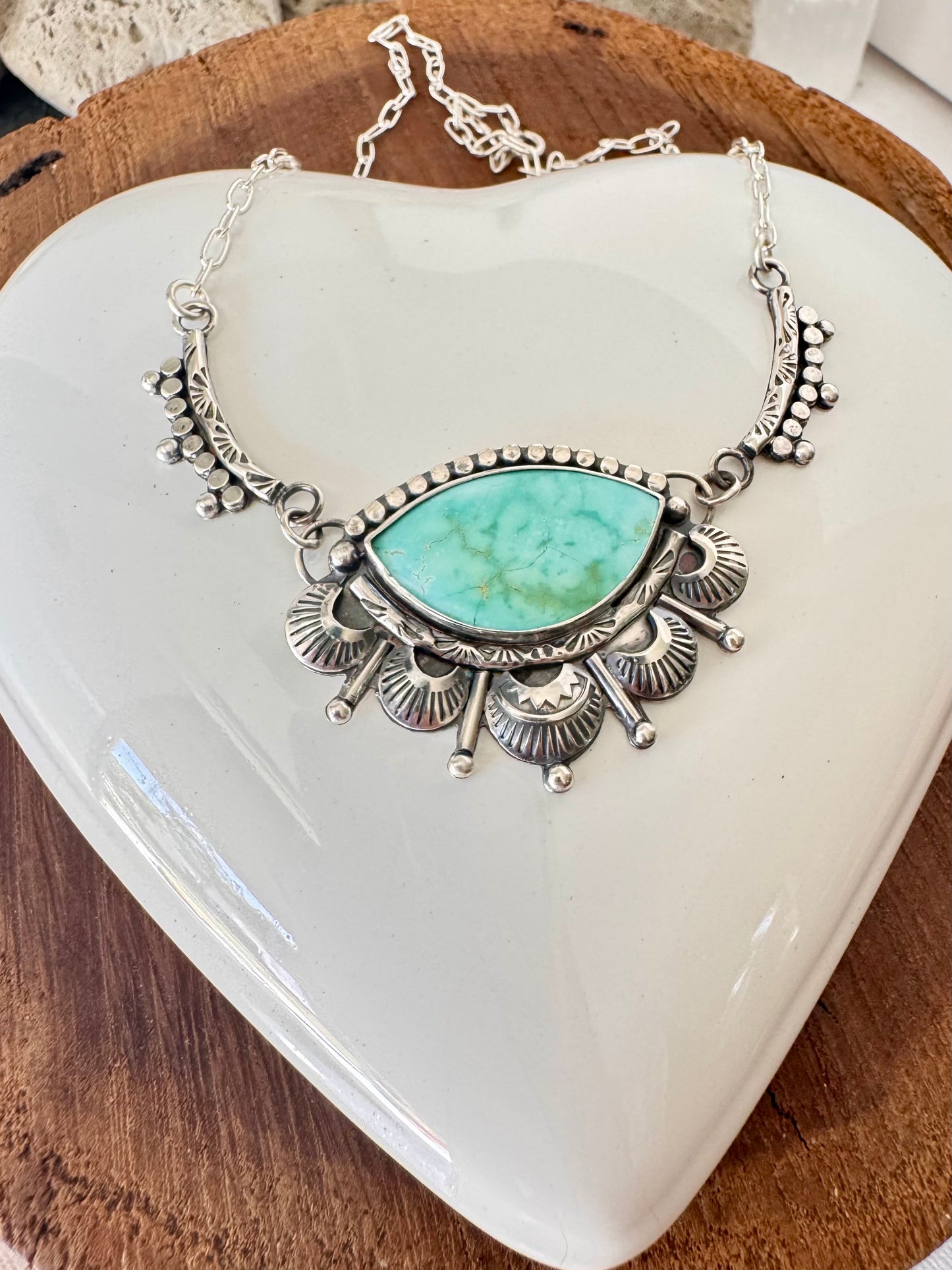 Beautiful Fox Turquoise Necklace