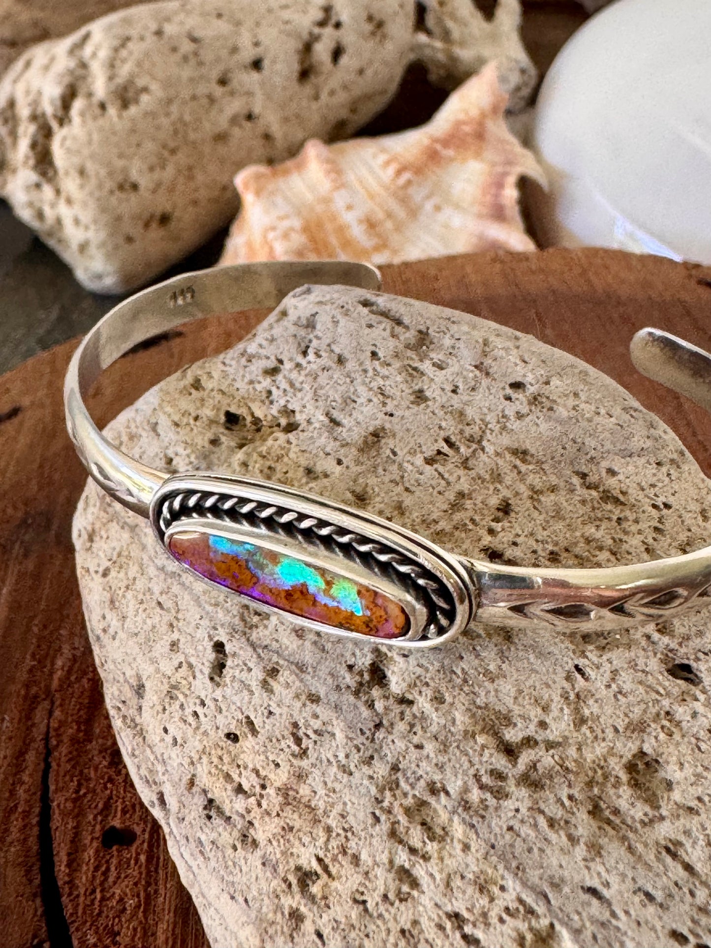 Boulder Opal Cuff Bracelet