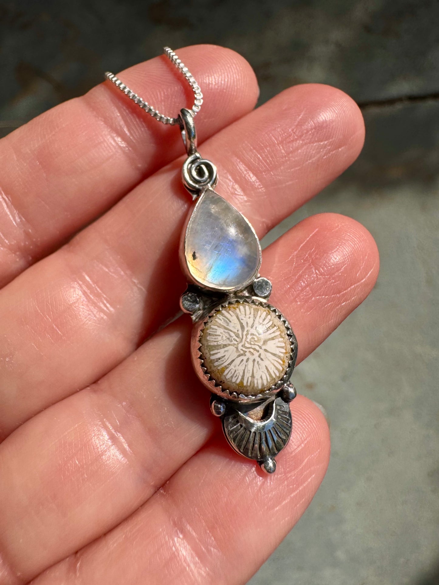 Summer Dreamer Totem Necklace moonstone