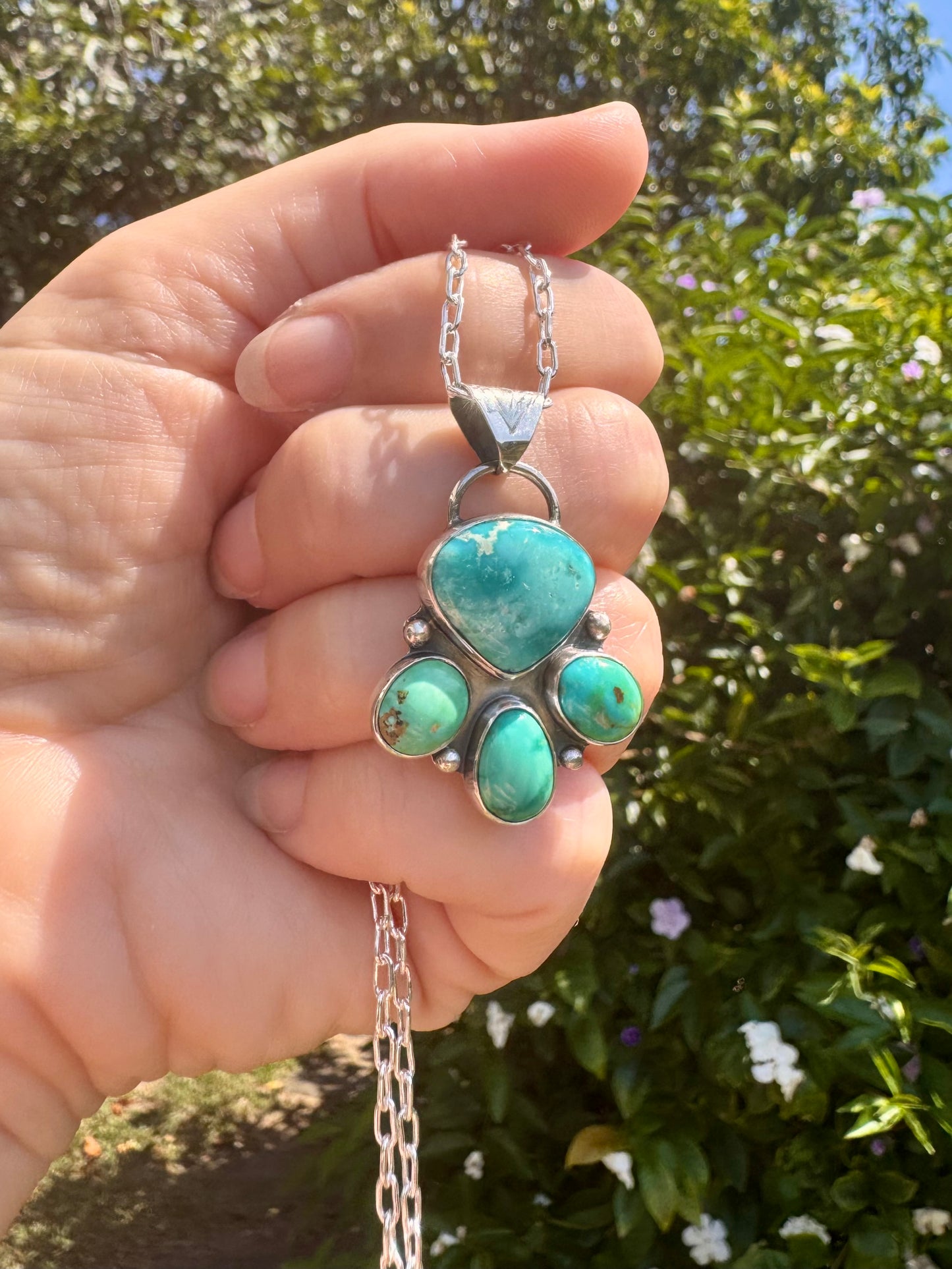 The Turquoise Collector - multi stone turquoise and silver