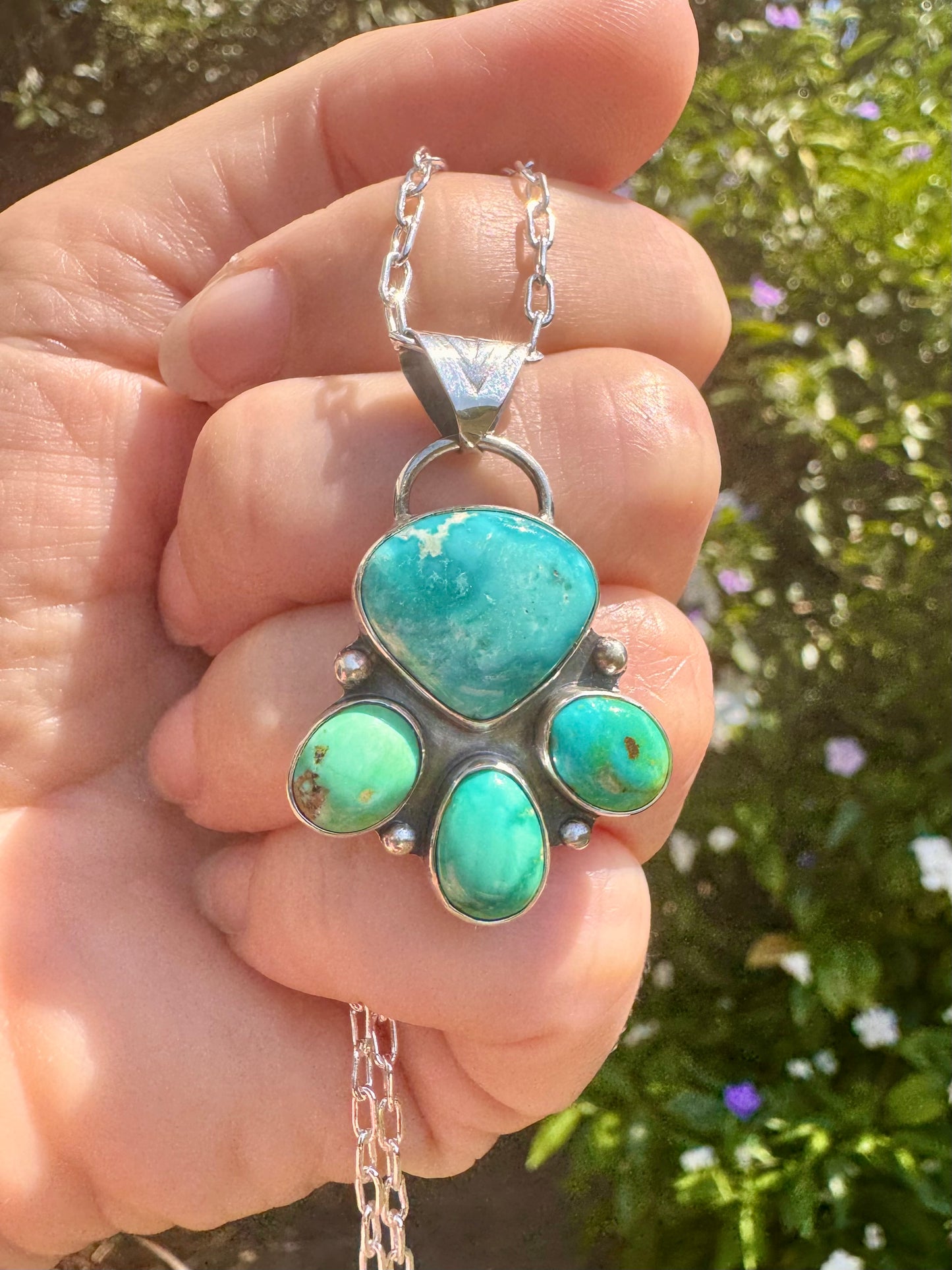 The Turquoise Collector - multi stone turquoise and silver
