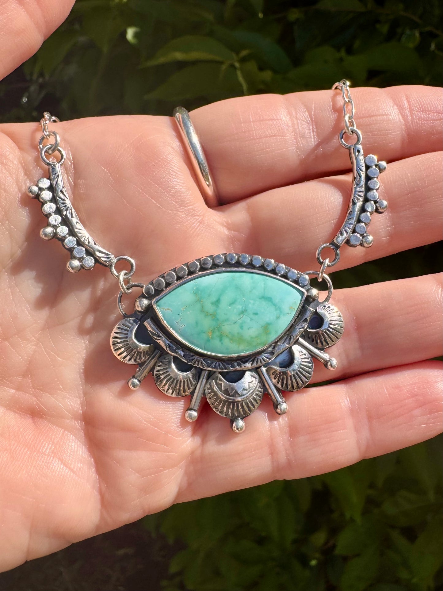 Beautiful Fox Turquoise Necklace