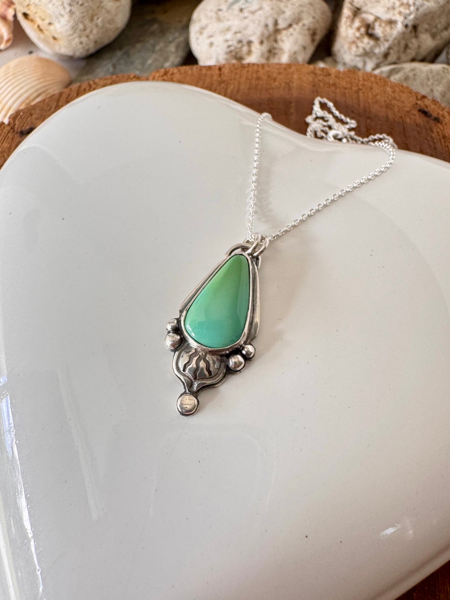 Sweet little Royston Turquoise Necklace