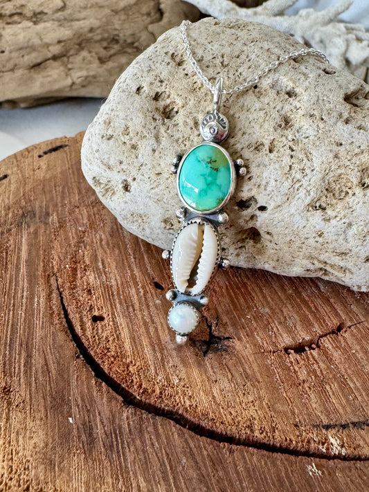 Summer Dreamer Totem Necklace Turquoise