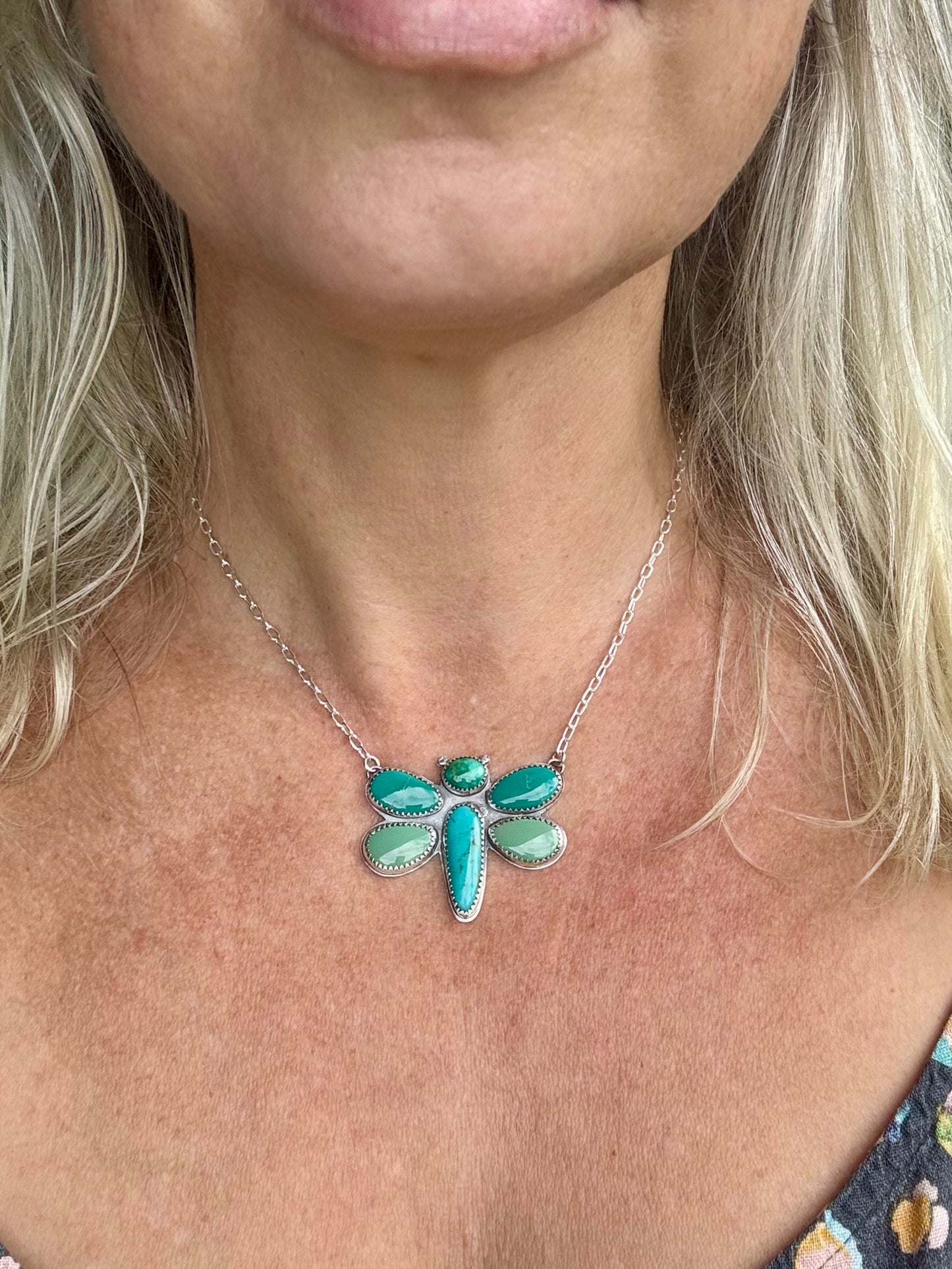 Turquoise Dragonfly necklace