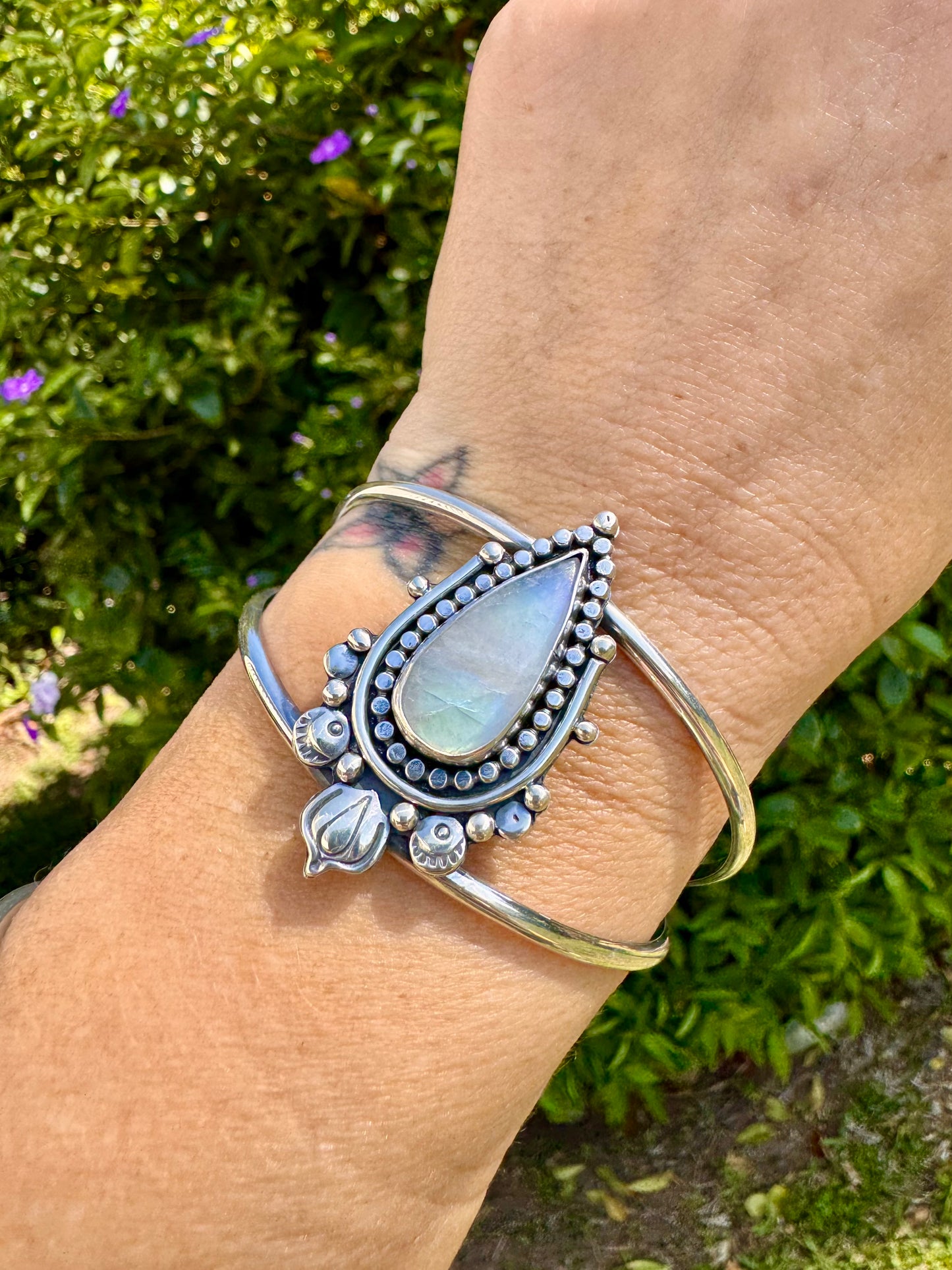 Moonstone Cuff Bracelet
