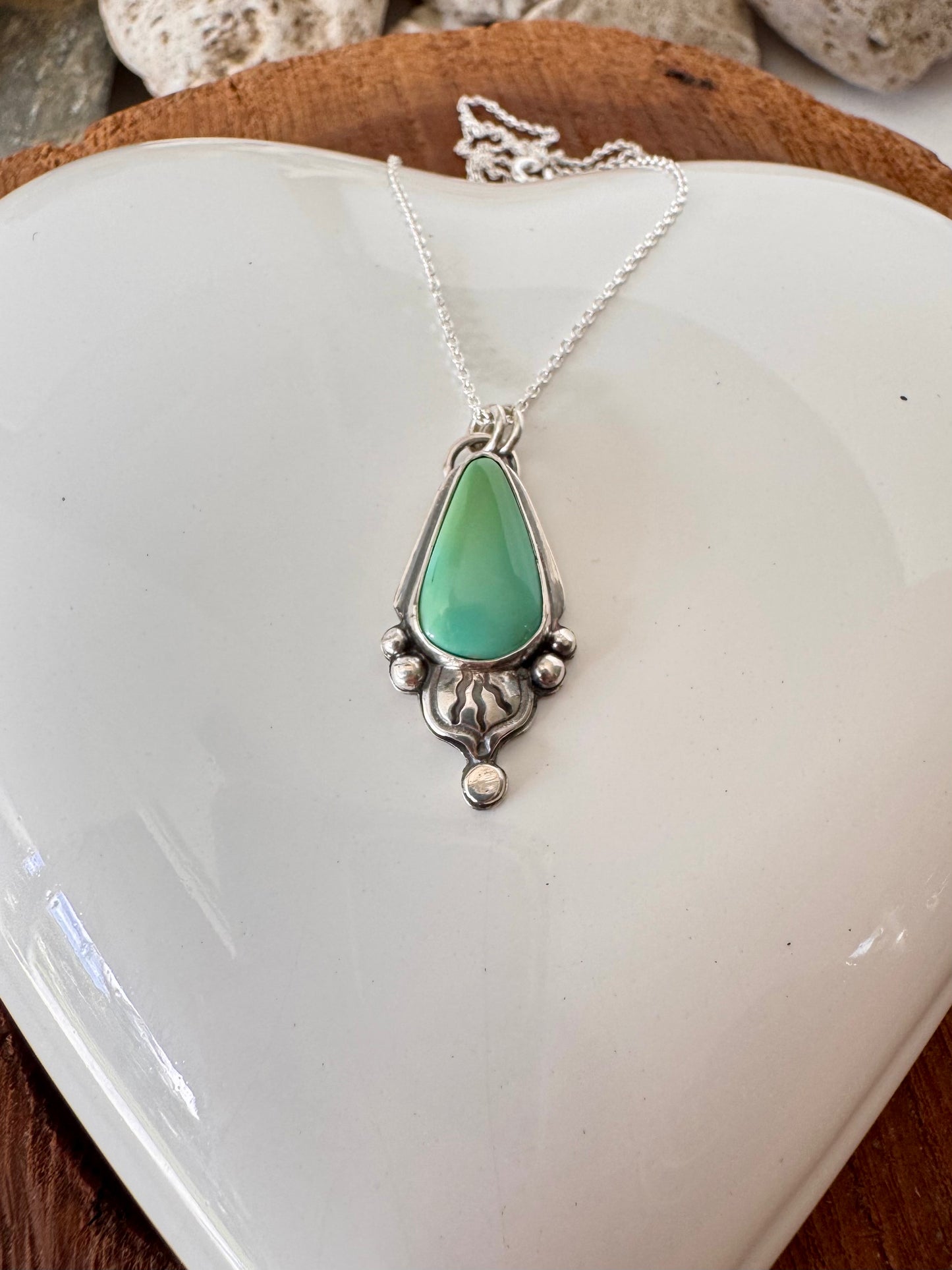 Sweet little Royston Turquoise Necklace