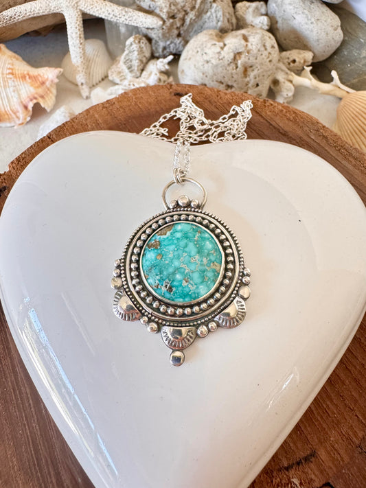 Beautiful Whitewater Turquoise Necklace