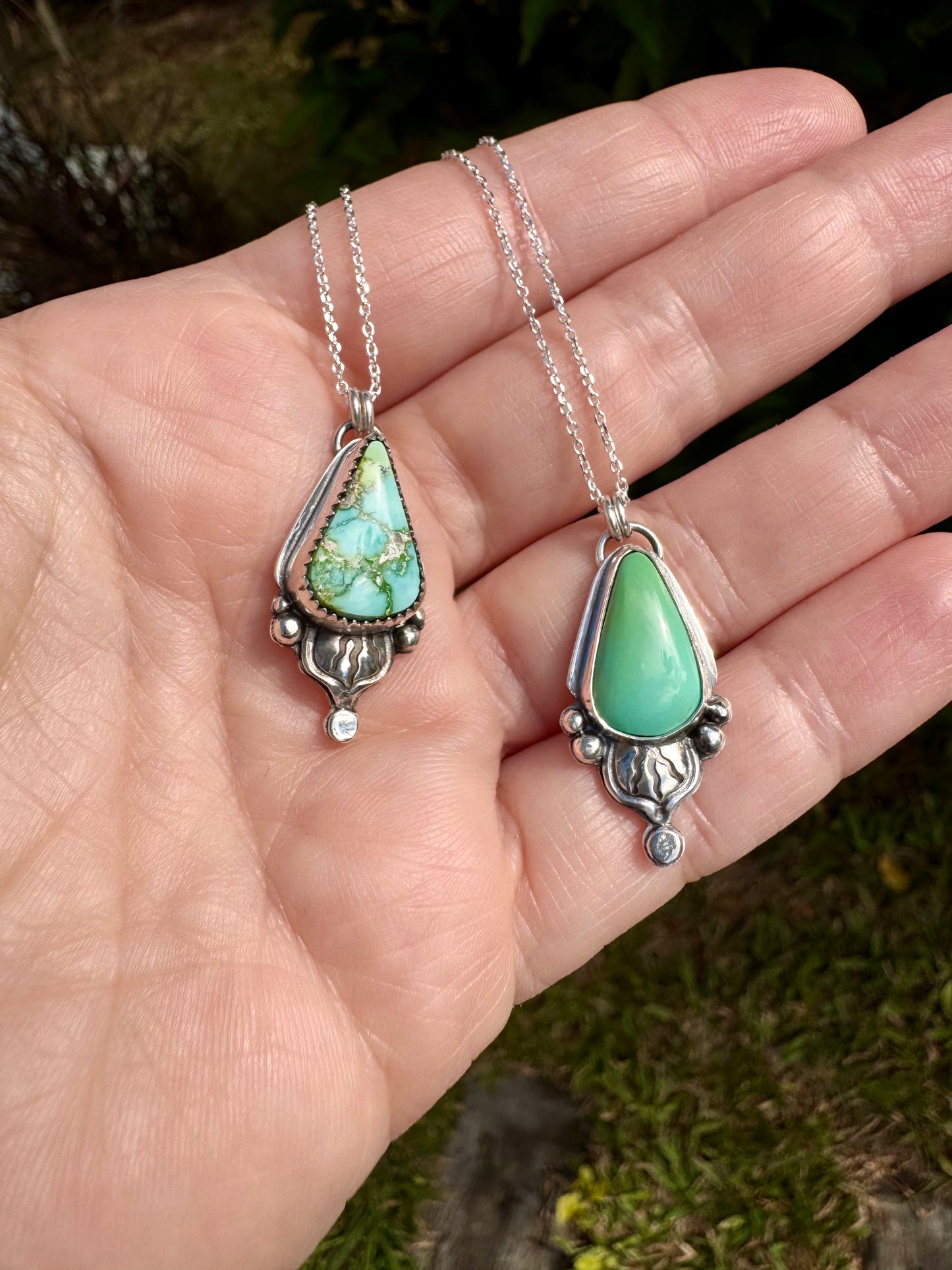 Sweet little Royston Turquoise Necklace