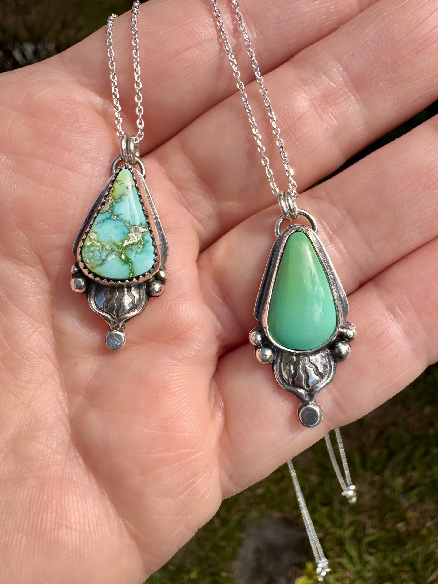 Sweet little Royston Turquoise Necklace