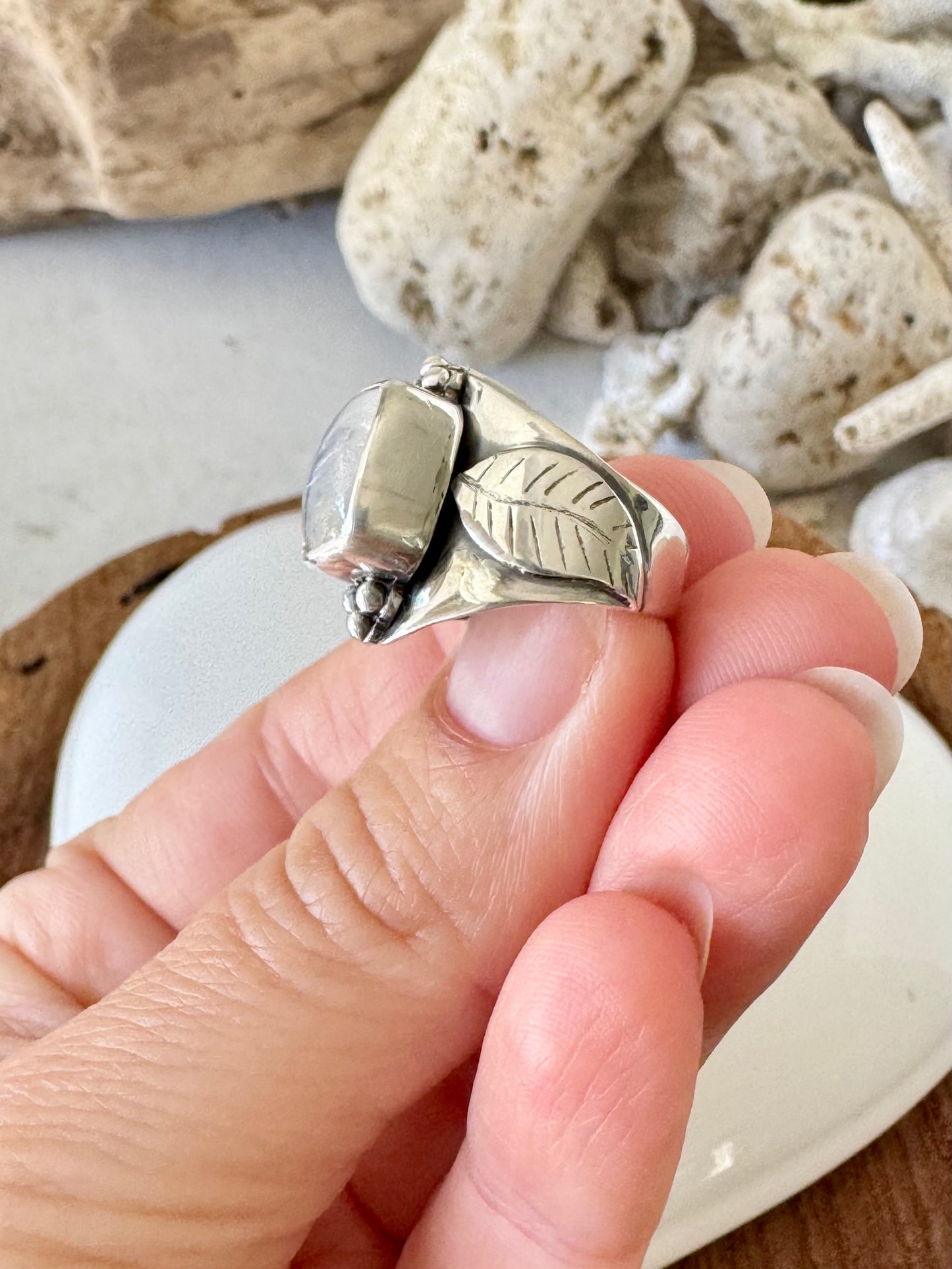 Moonstone Ring Size 7