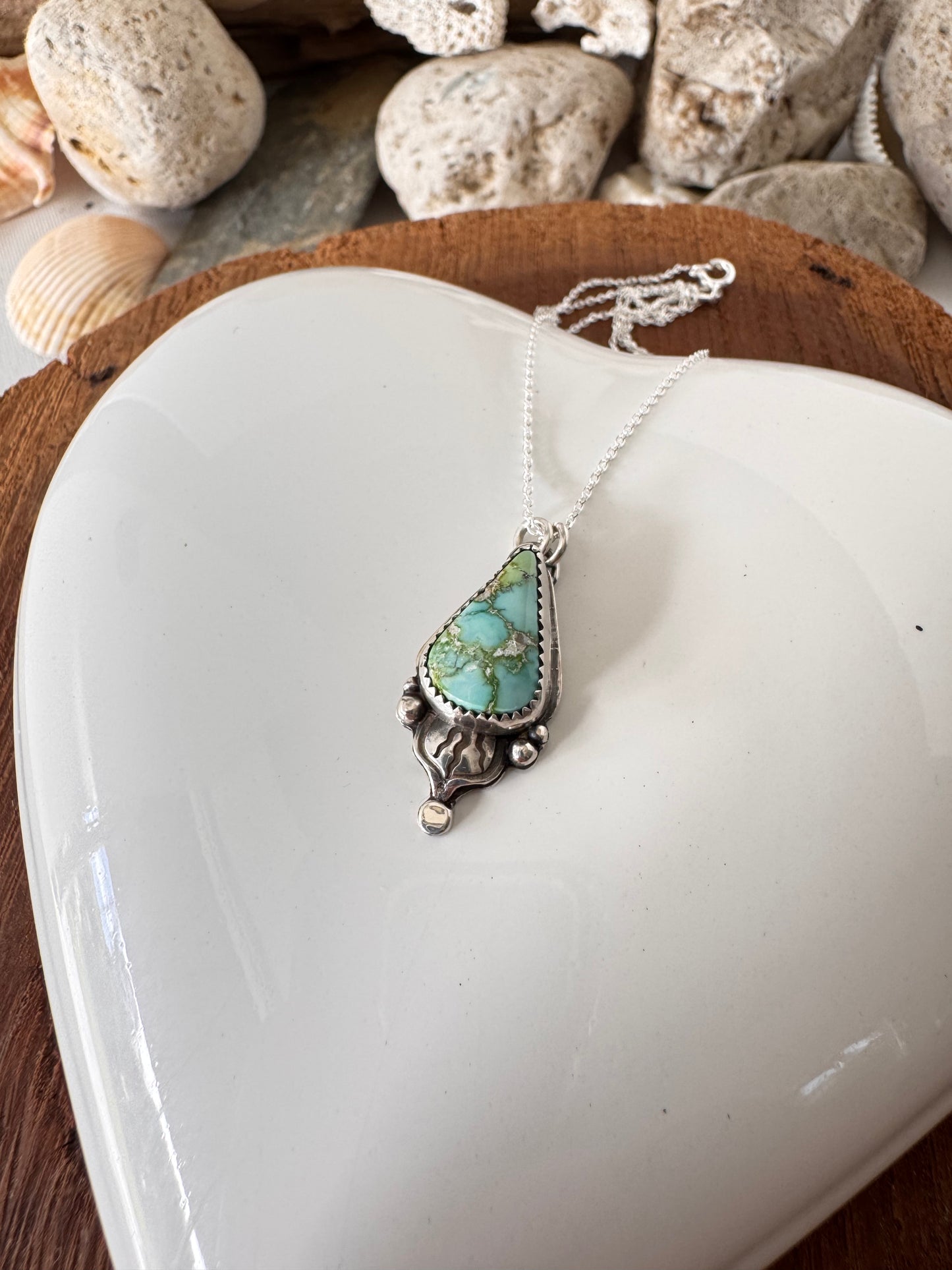 Sweet little Royston Turquoise Necklace