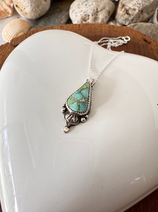 Sweet little Royston Turquoise Necklace