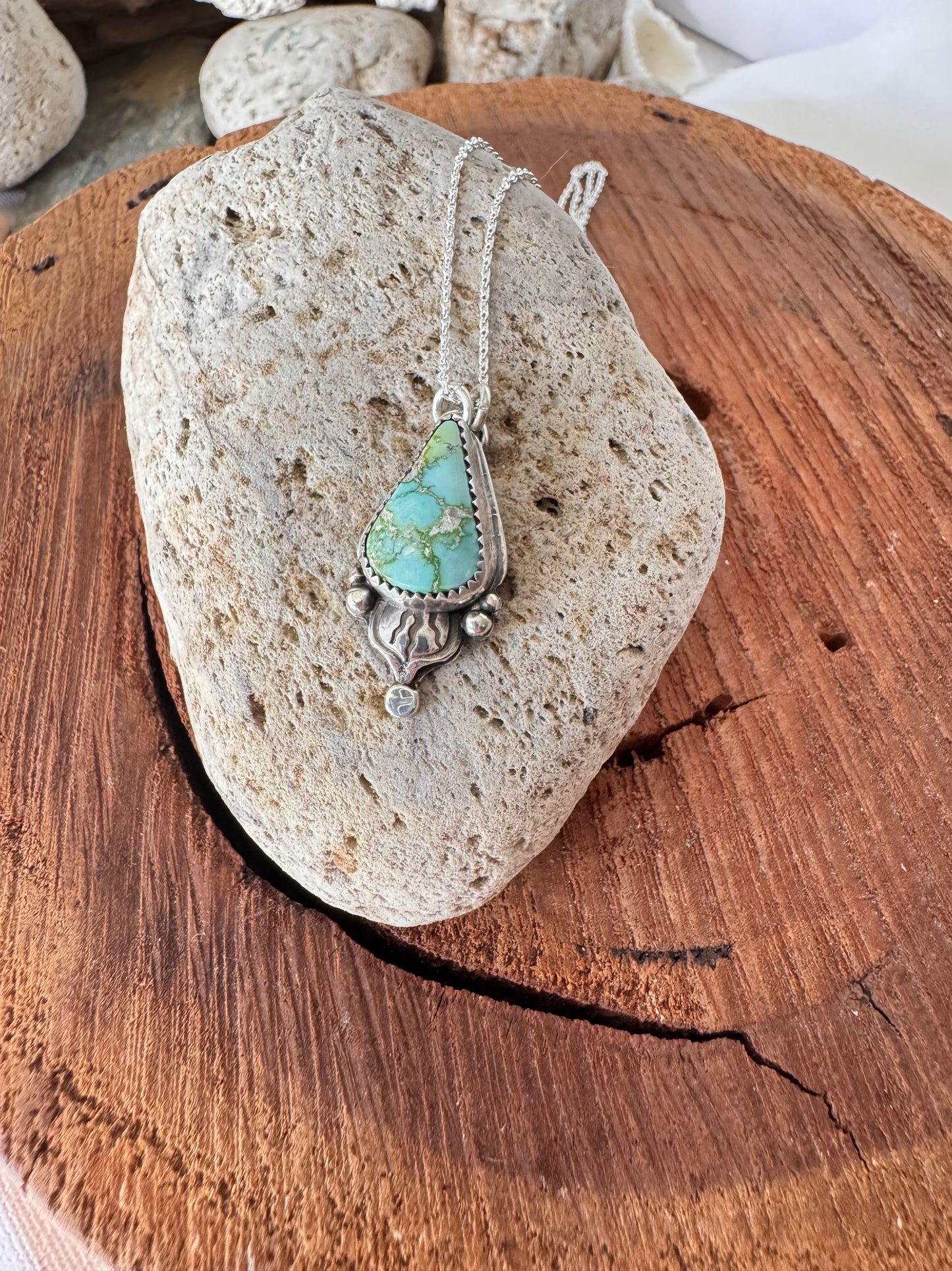 Sweet little Royston Turquoise Necklace
