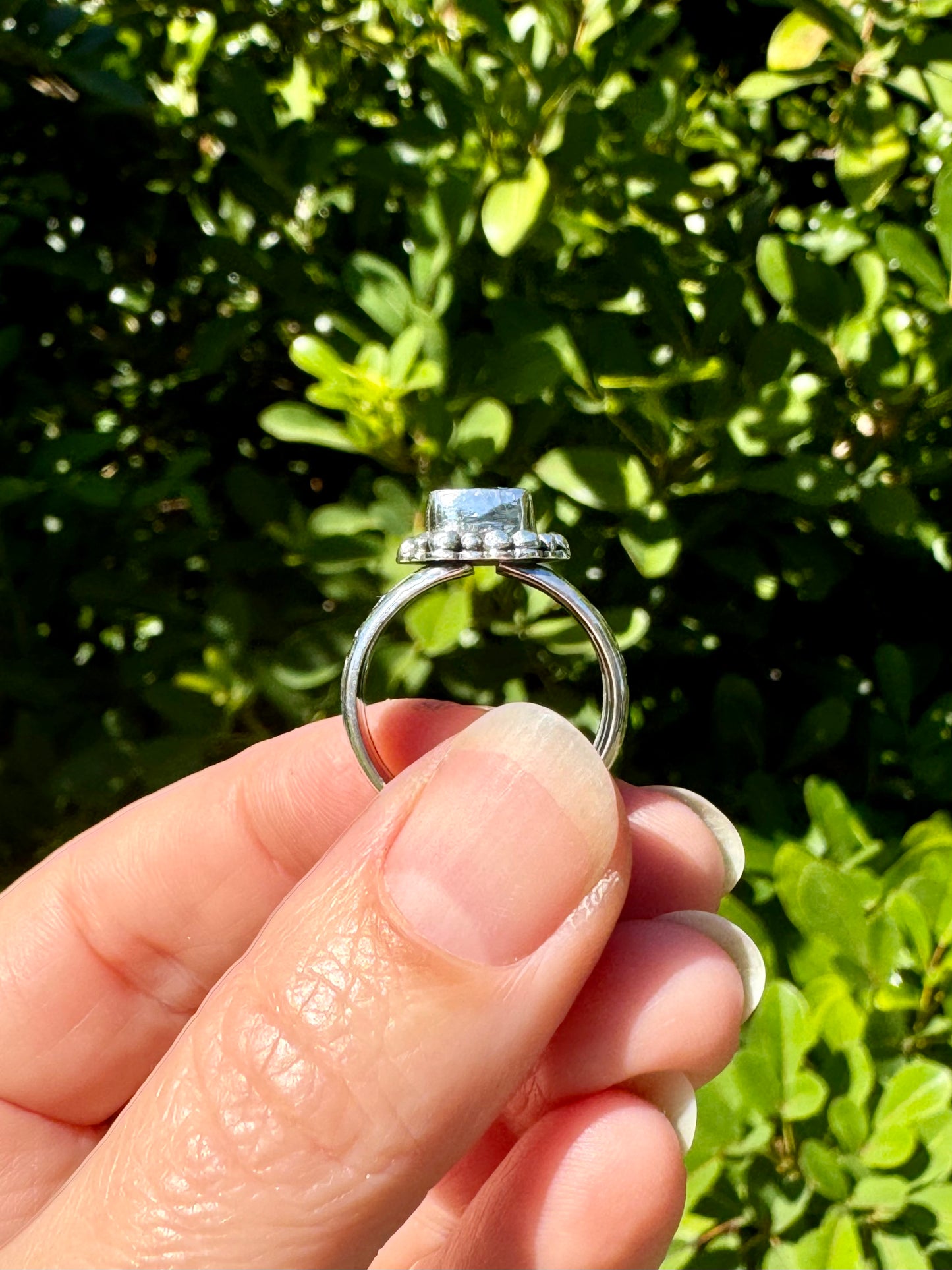 Solid Boulder Opal Ring Size 7.5